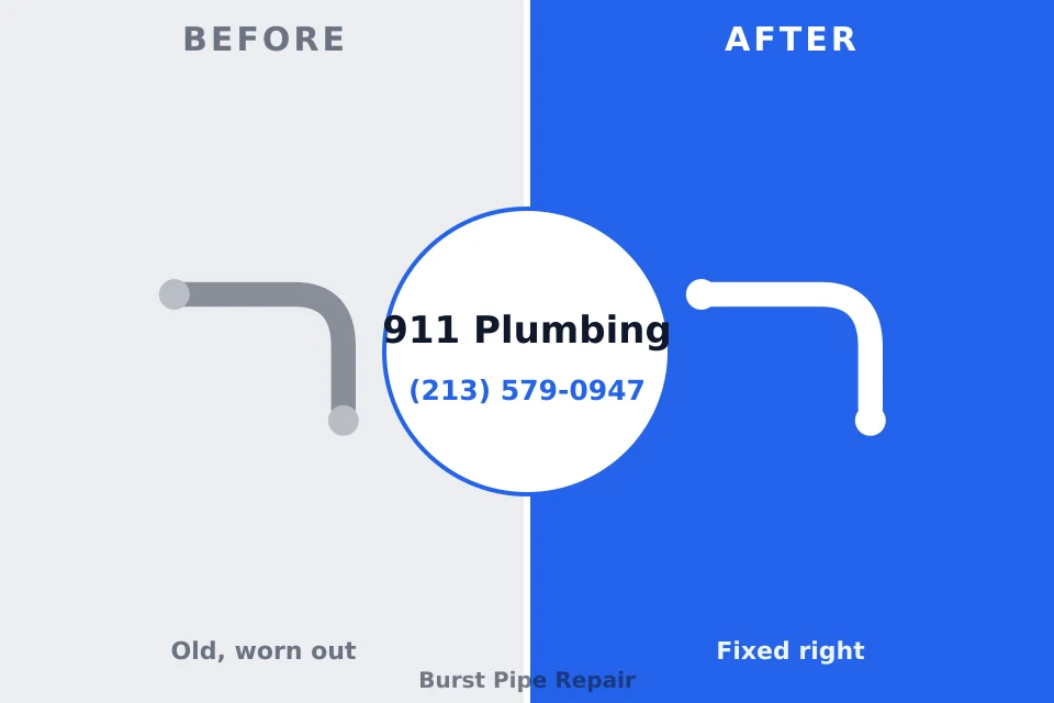Before and after: plumbing company McKeesport, PA